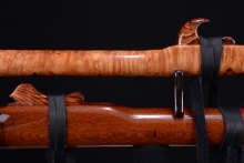 Maple Burl Native American Flute, Minor, High C-5, #G2Aa